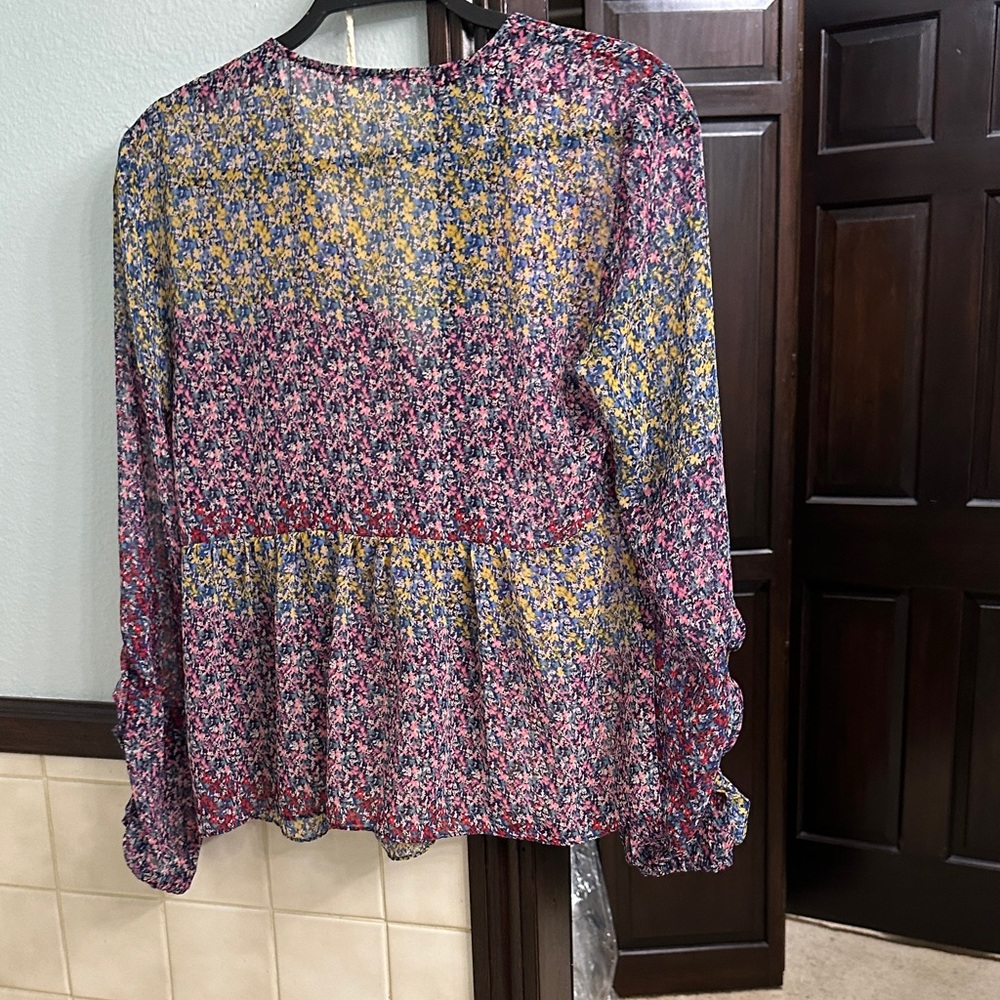 BCBGeneration Multicolor Floral Blouse - Picture 4 of 4